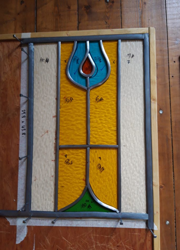 Two simple window panels