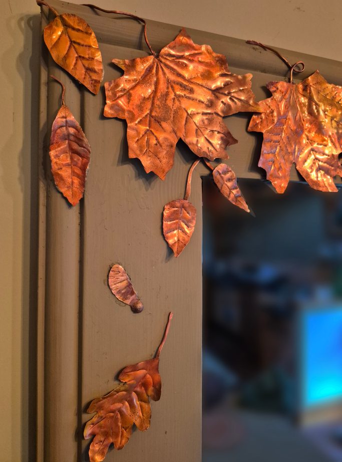 Large Autumn Leaf Mirror