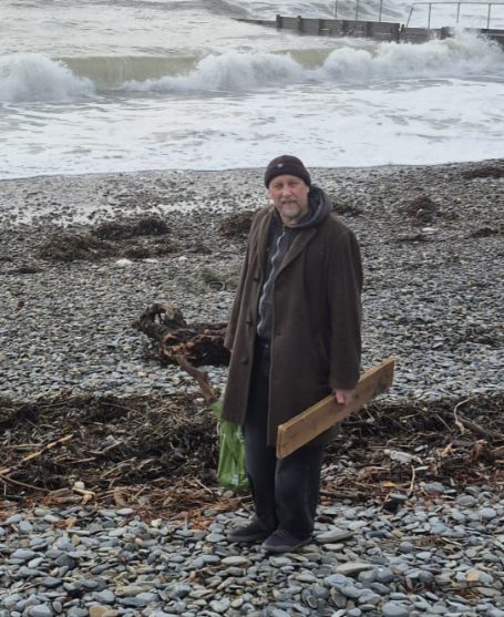 Dave on beach